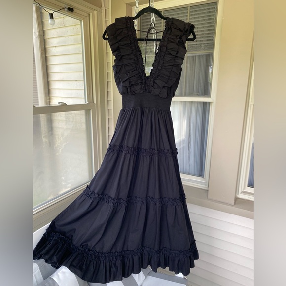 Anthropologie, Black Tiered, Dress! - Picture 8 of 8
